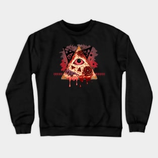 Illuminacheese Pizza - Necro Merch Crewneck Sweatshirt